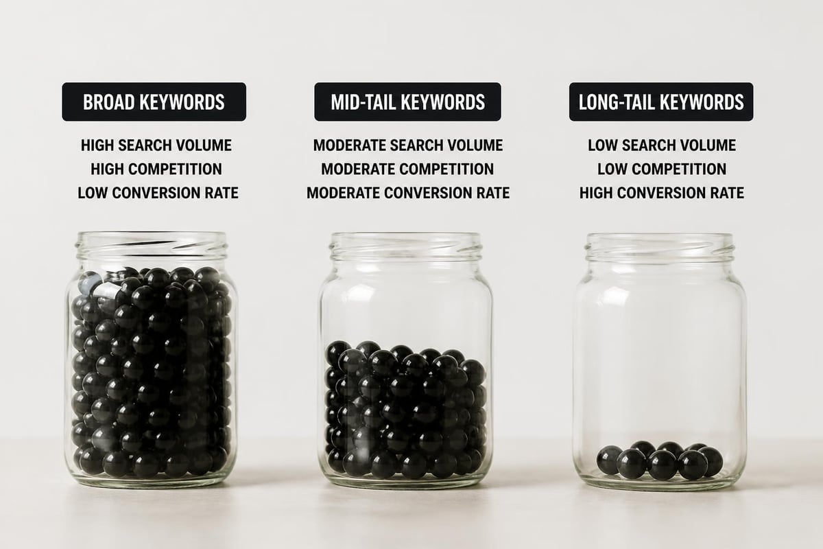 Long tail keyword conversion funnel