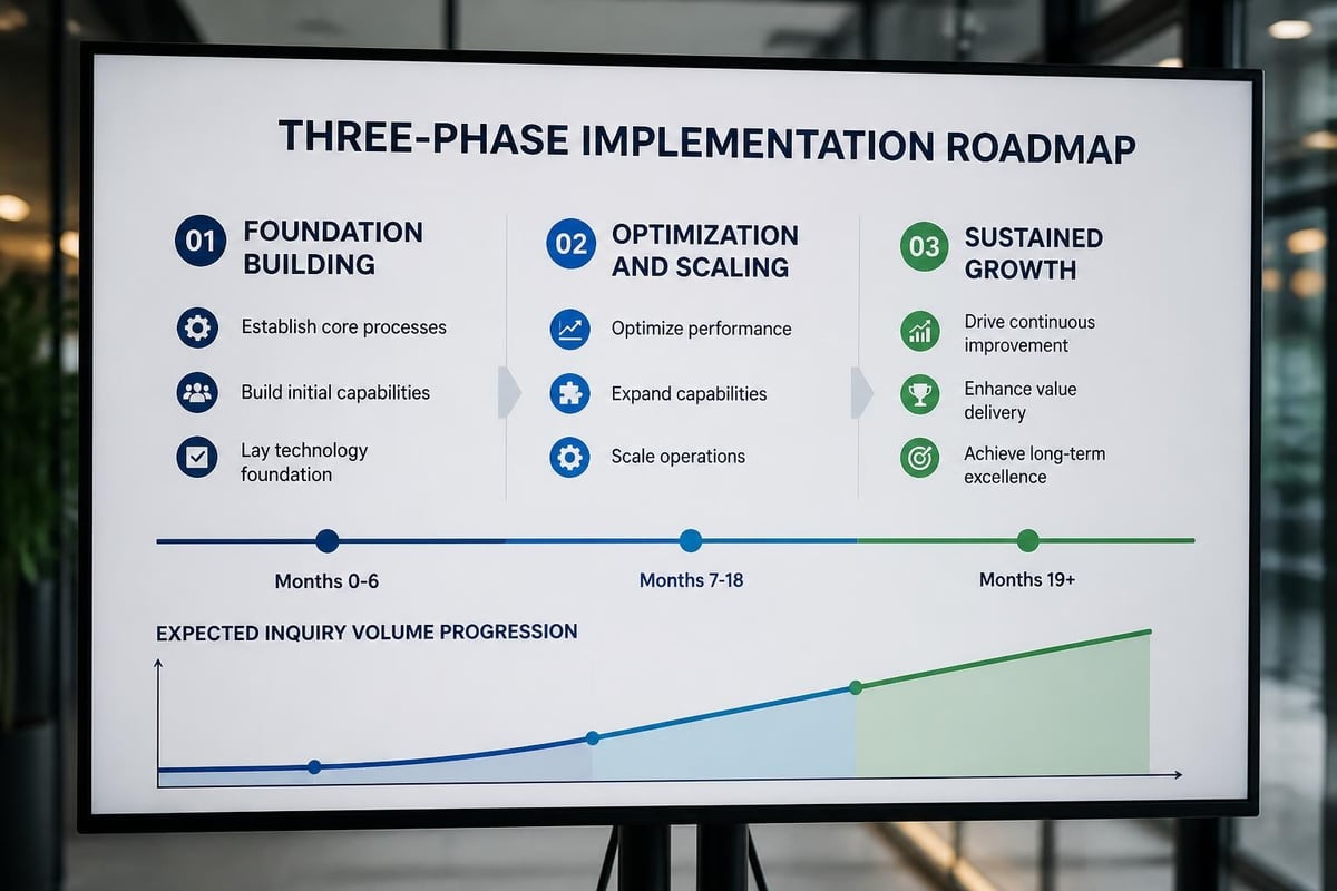 Marketing agency implementation phases