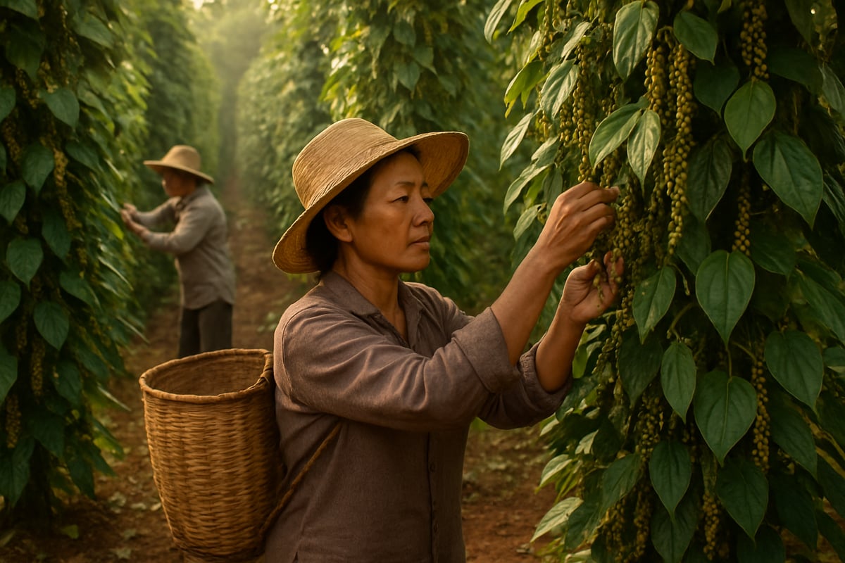 Origines et Production du Poivre Blanc
