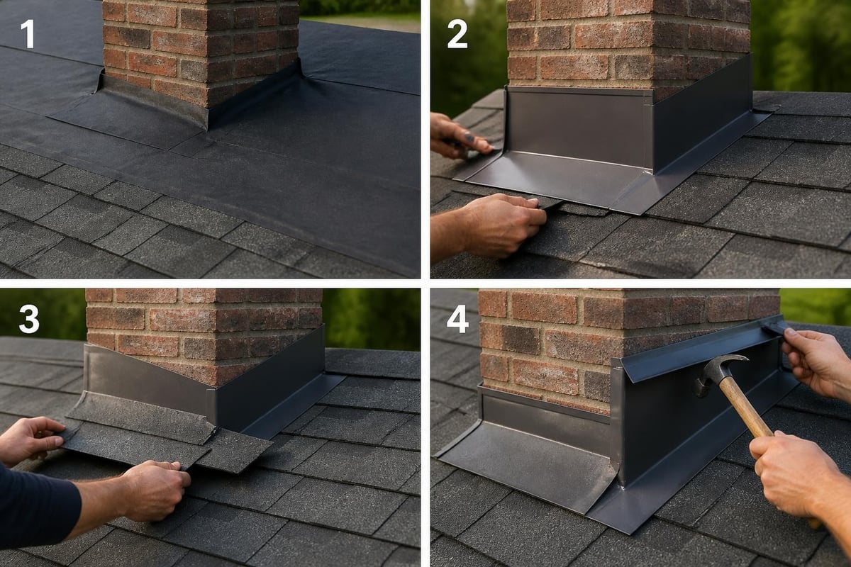 Proper flashing installation sequence