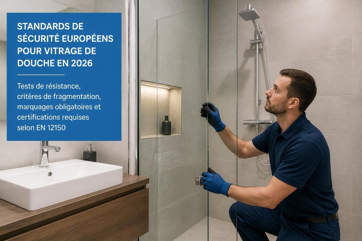 Normes sécurité vitrage douche