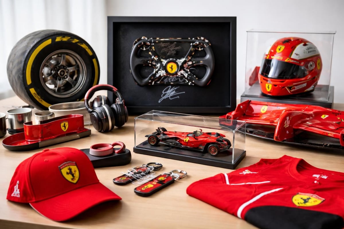 Ferrari F1 gift categories