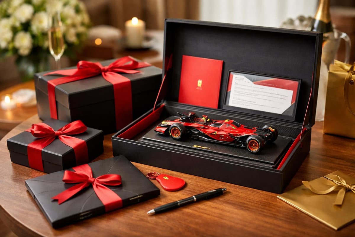 Ferrari gift presentation ideas