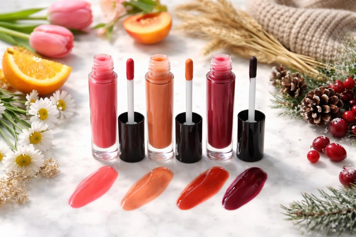 Seasonal lip color trends