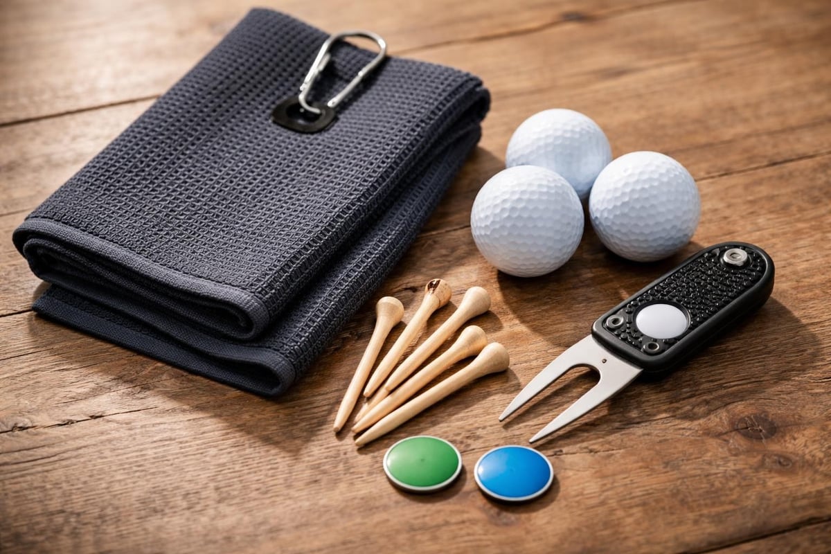 Golf gift bundle assembly
