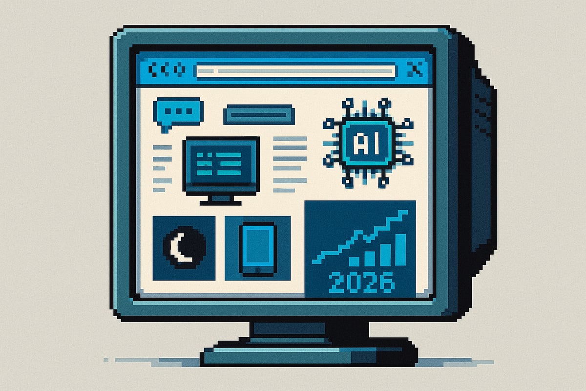 Evoluzione della Grafica per Siti Web: Tendenze 2026