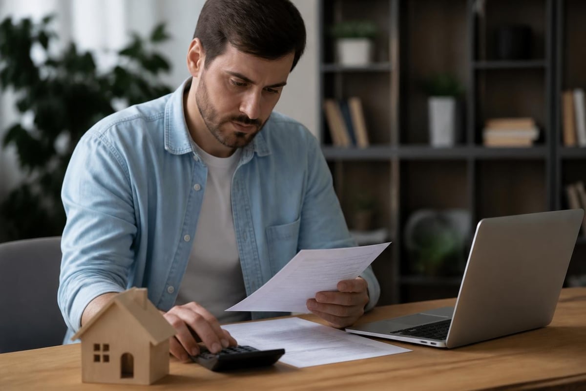 Cash flow calculation breakdown