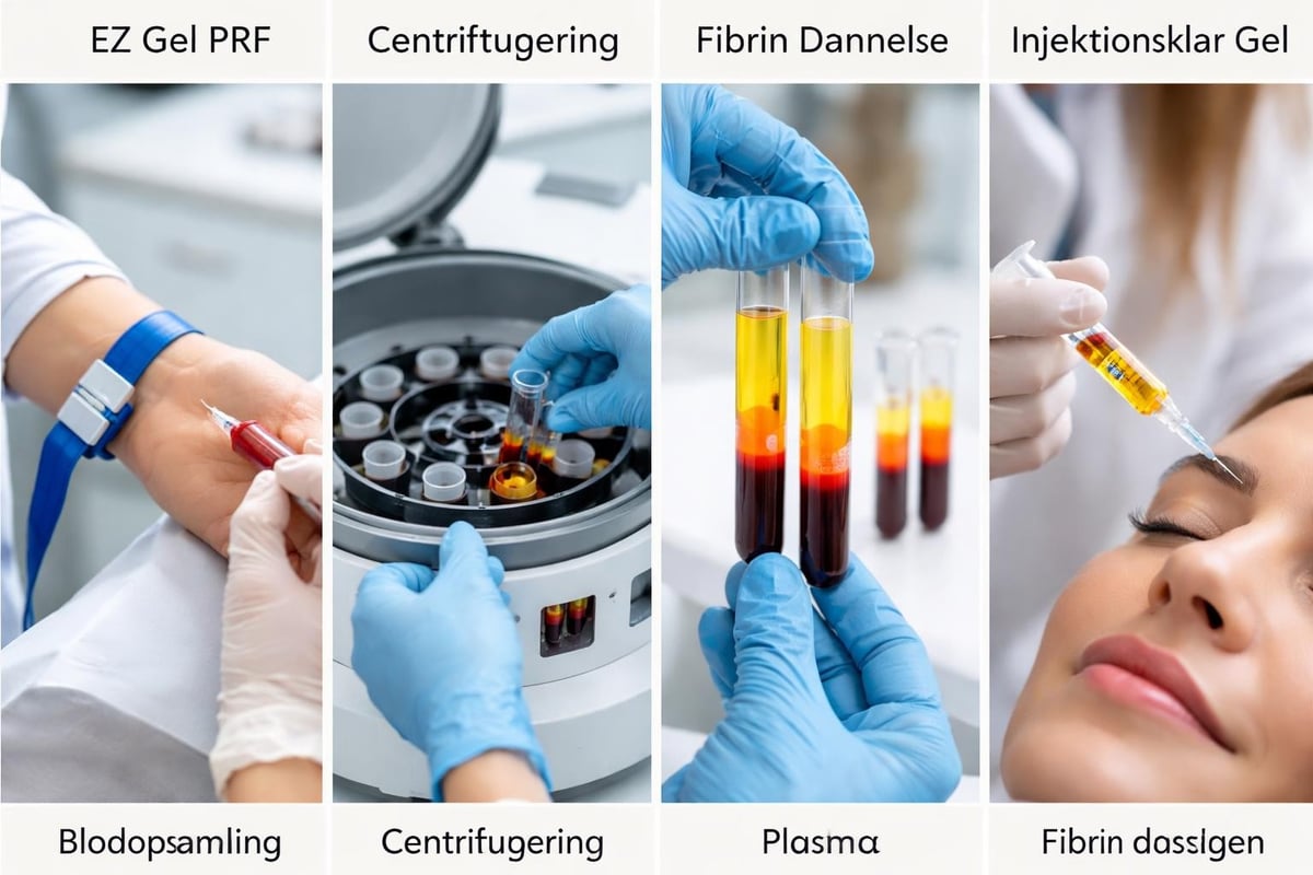 PRF blood processing for under eye treatment