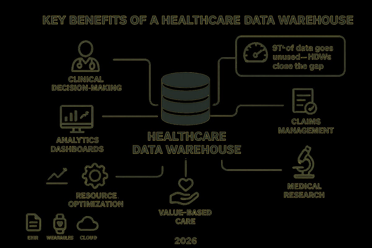 Key Benefits of Healthcare Data Warehousing