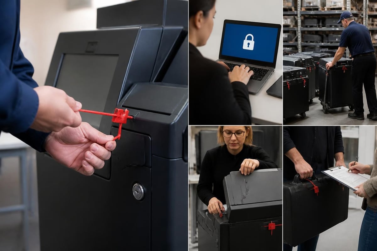 Voting machine security layers