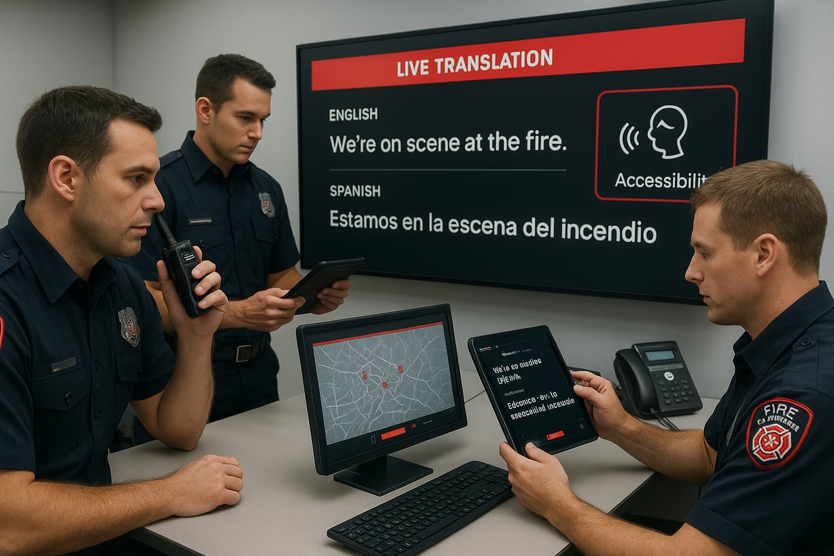 Integrating Technology for Multilingual and Accessible Fire Communication