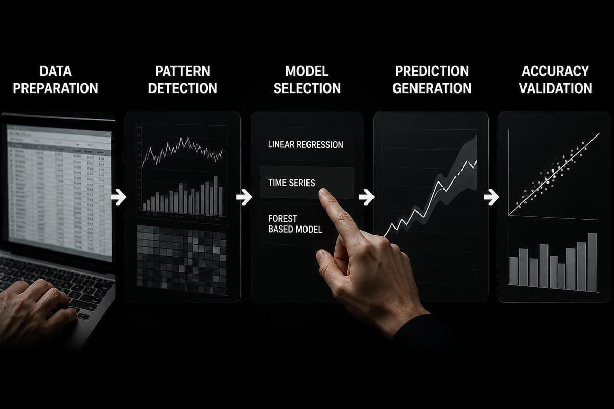 AI forecasting workflow stages