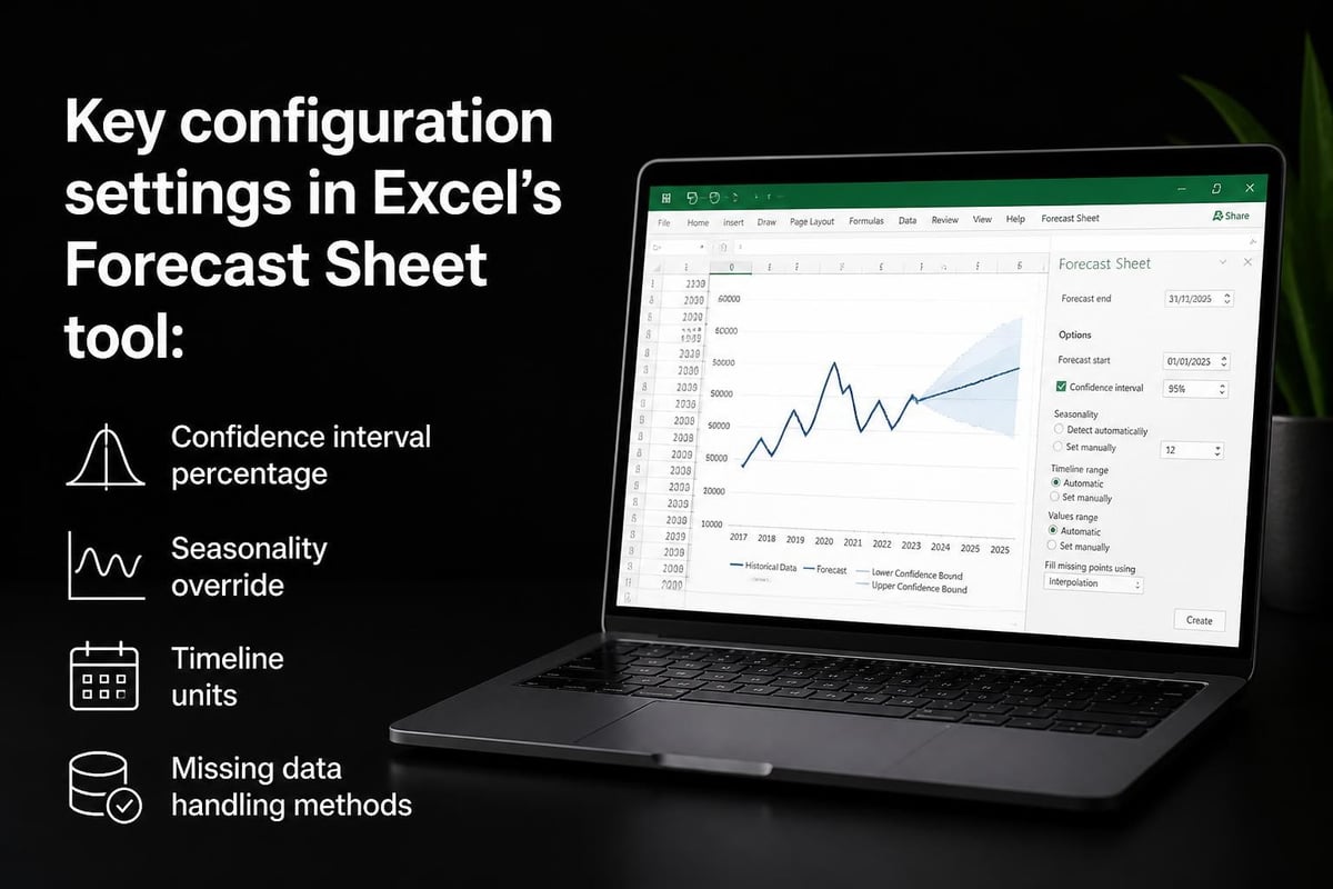 Forecast sheet customization options