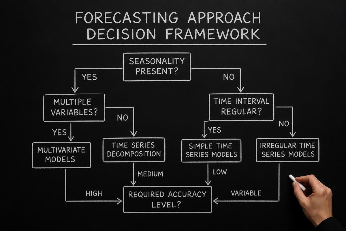 Forecast method selection decision tree