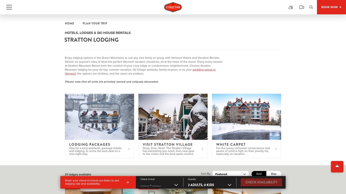 9 Amazing Bromley Mountain Lodging Options for 2026 - Stratton Mountain Resort Lodging