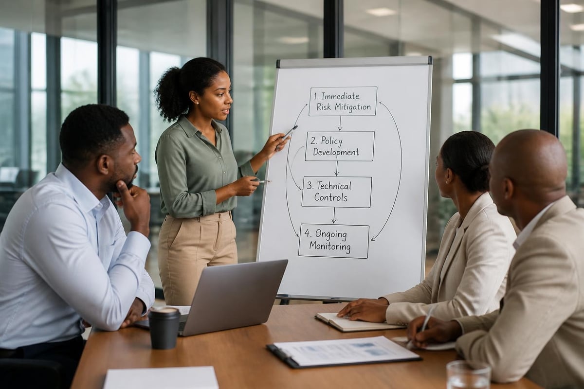 PCI compliance implementation phases