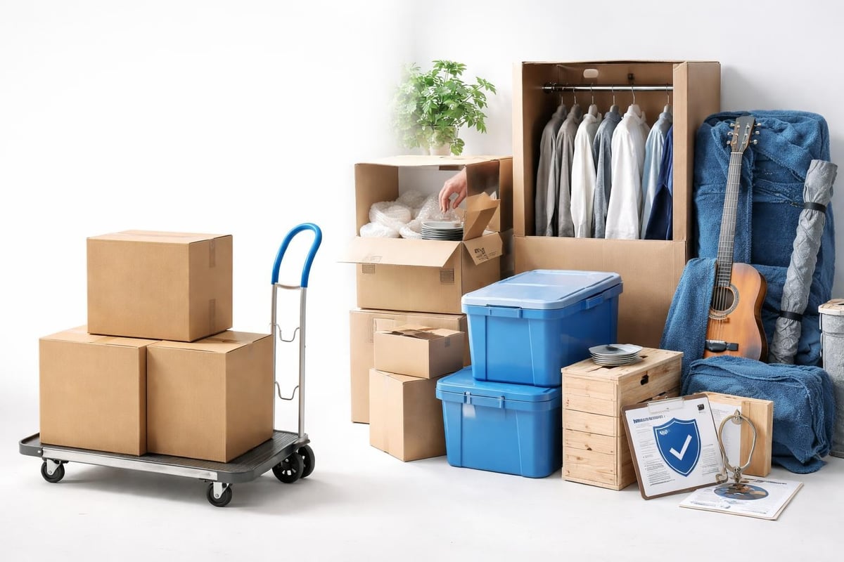 Moving service cost breakdown