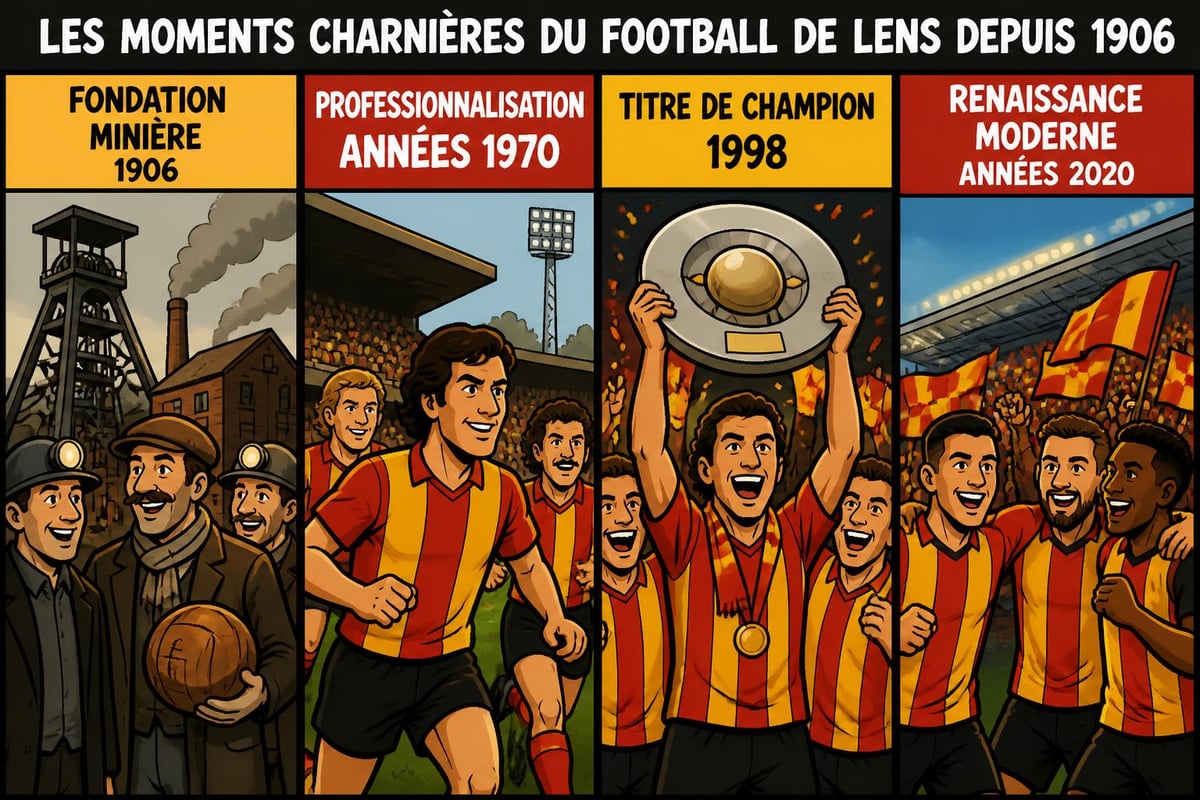 Chronologie des succès du RC Lens