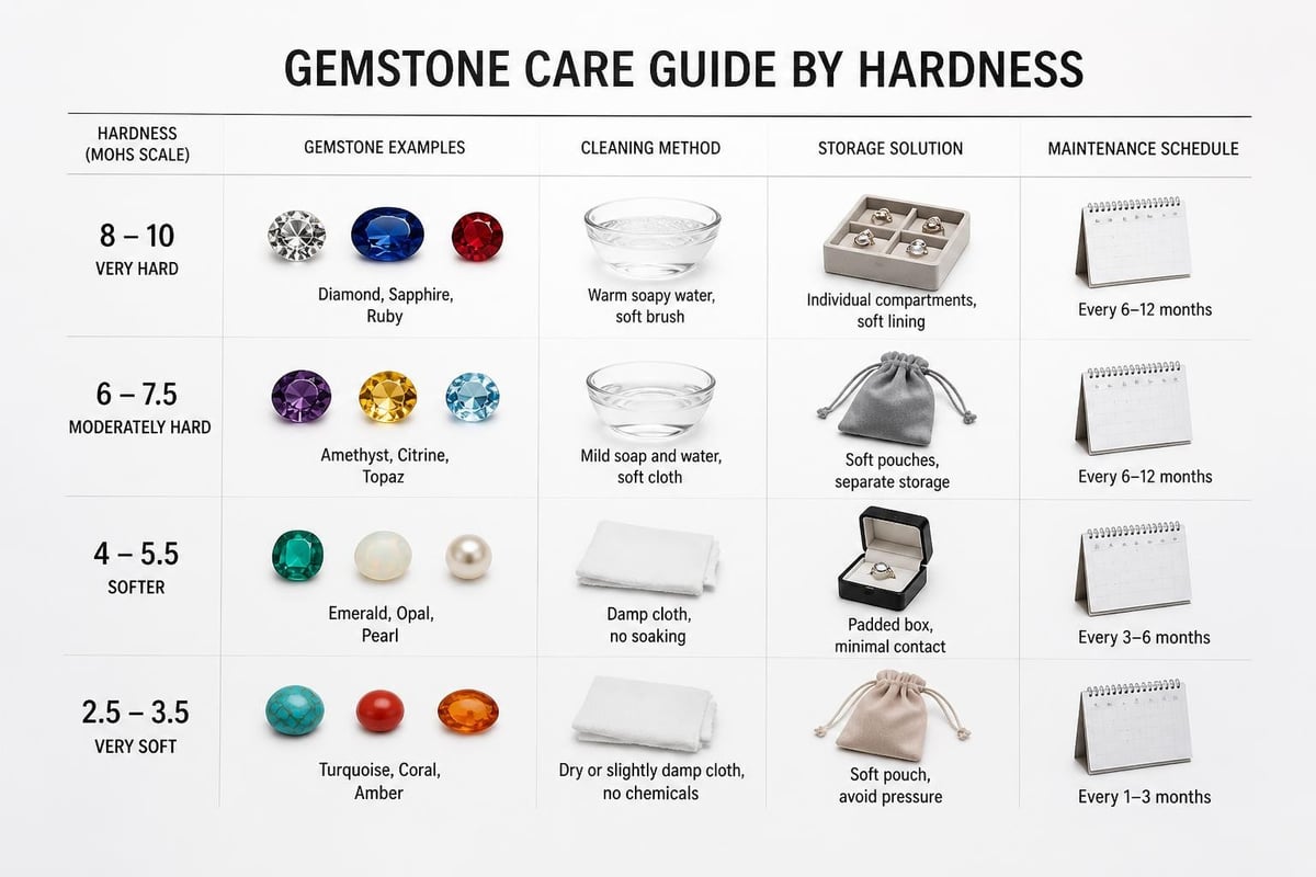 Proper jewelry care