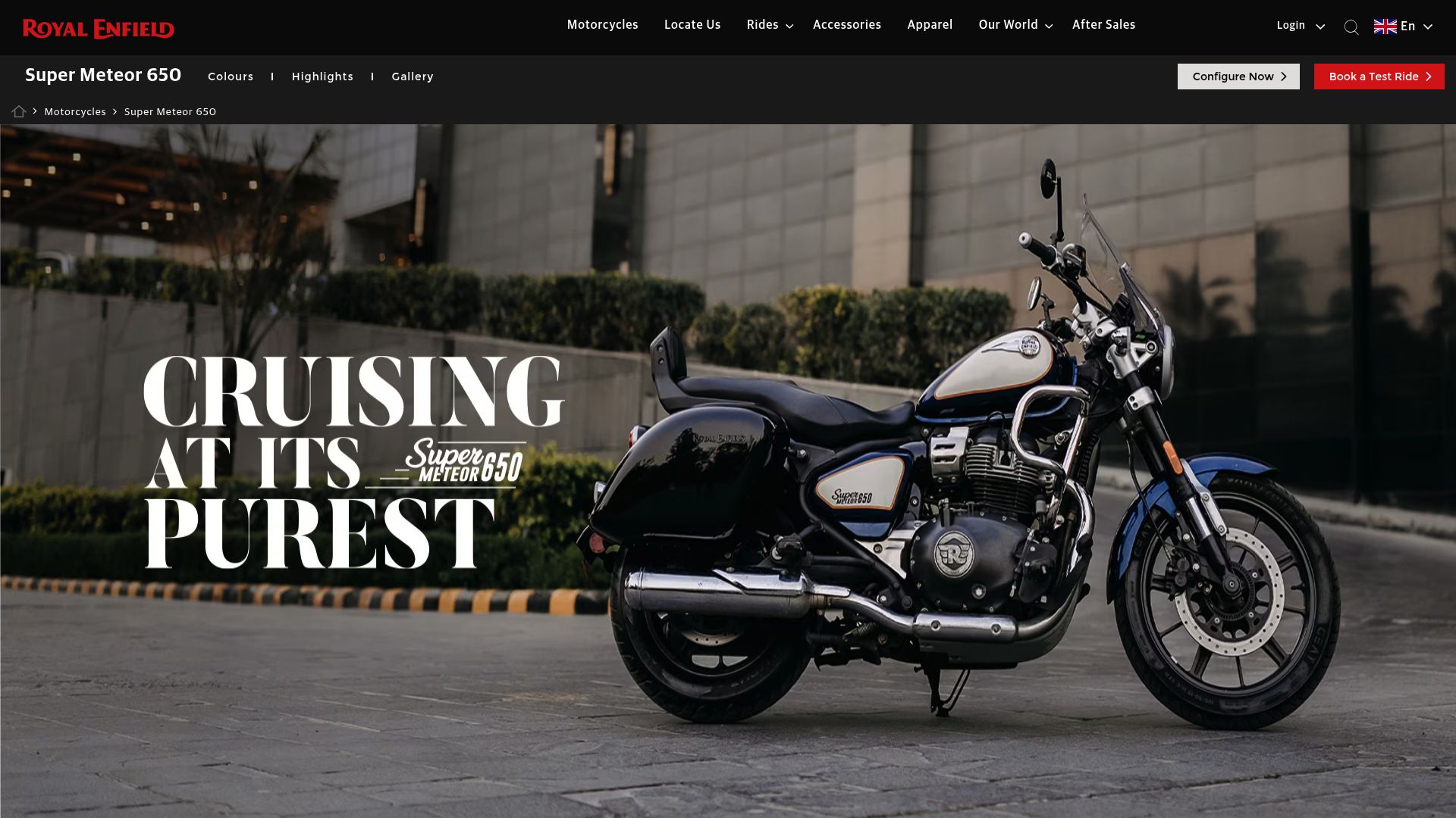 7 Best Motorcycle British Models to Ride in 2025 - Royal Enfield Super Meteor 650