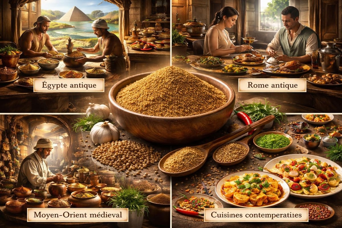 Histoire et diffusion mondiale de la coriandre