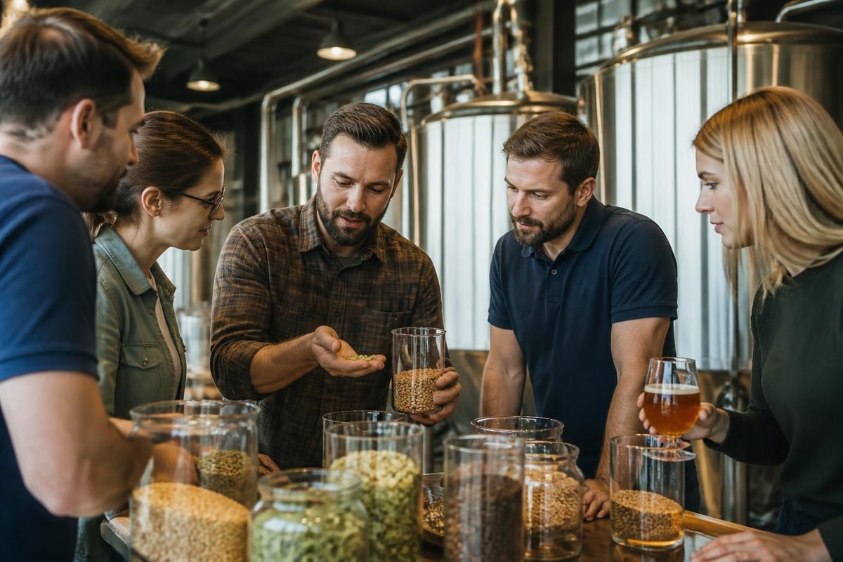 Brewery tours and education