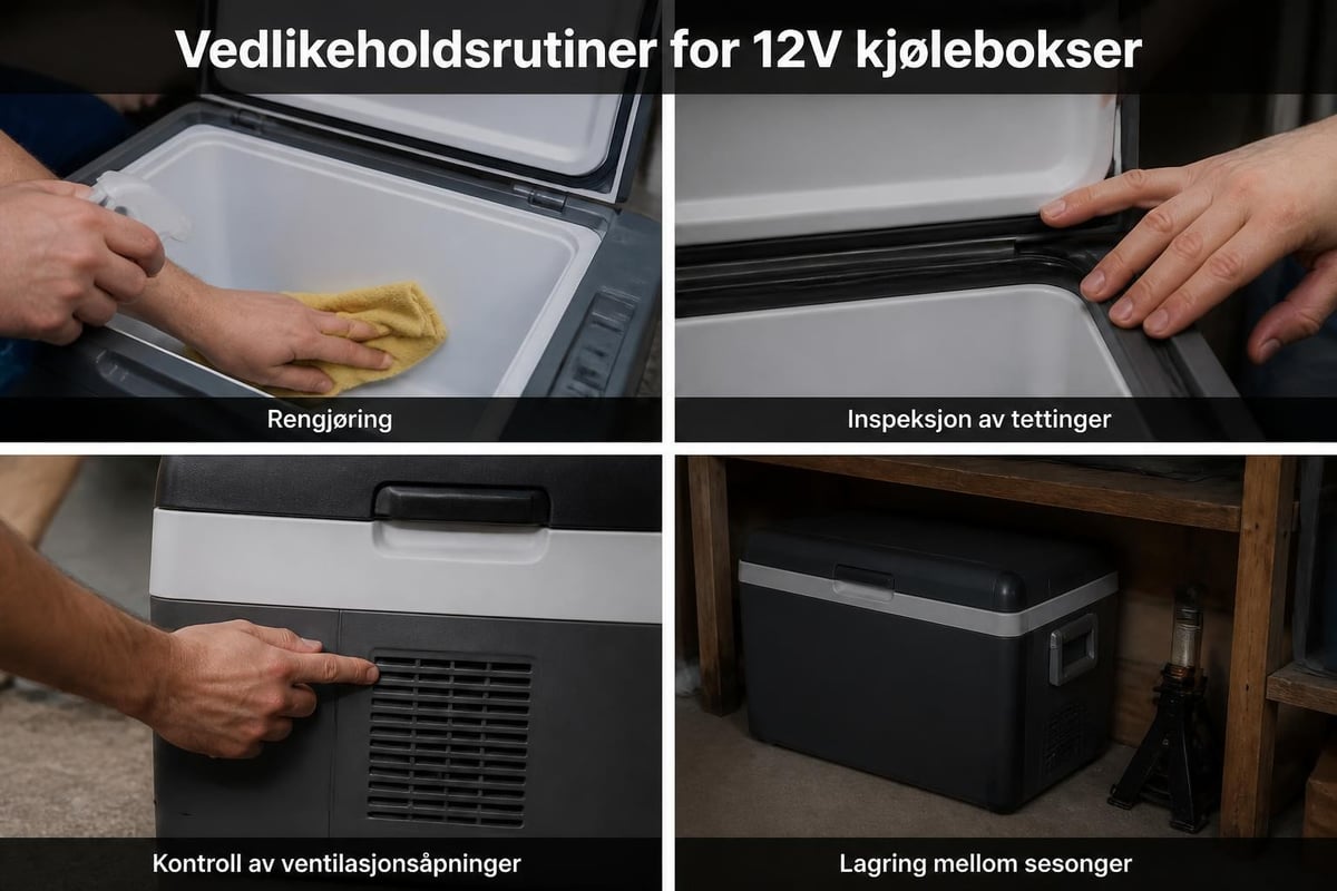Vedlikehold 12V kjøleboks