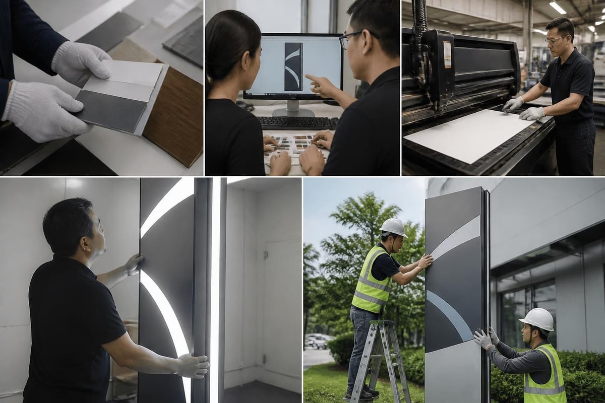 Quality control in signage production