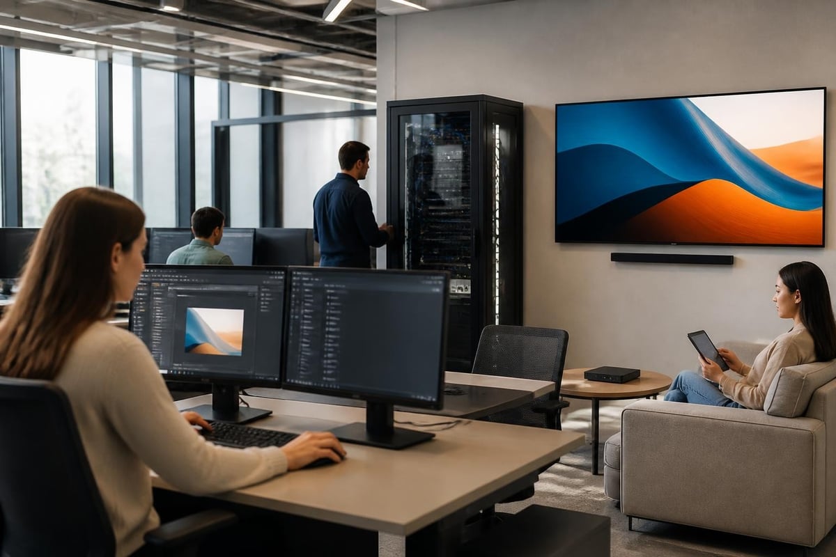 Digital signage display system architecture