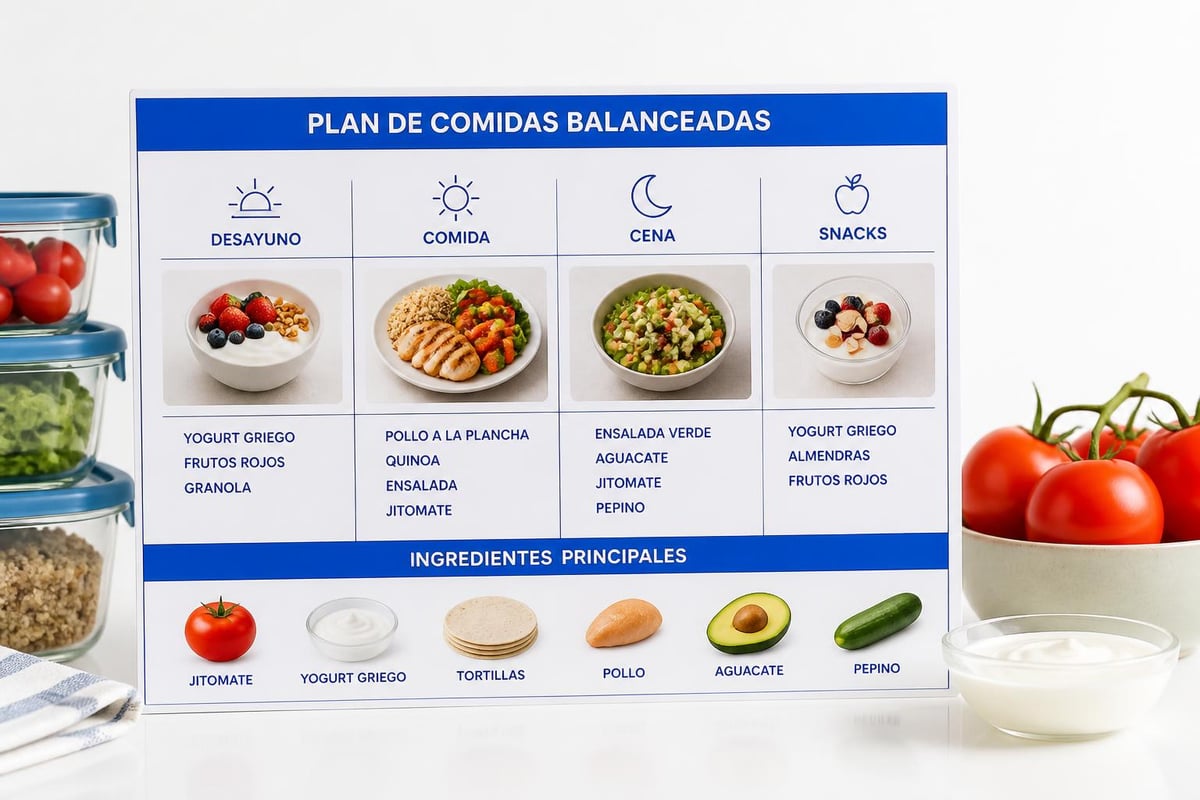 Planificación de menús semanales