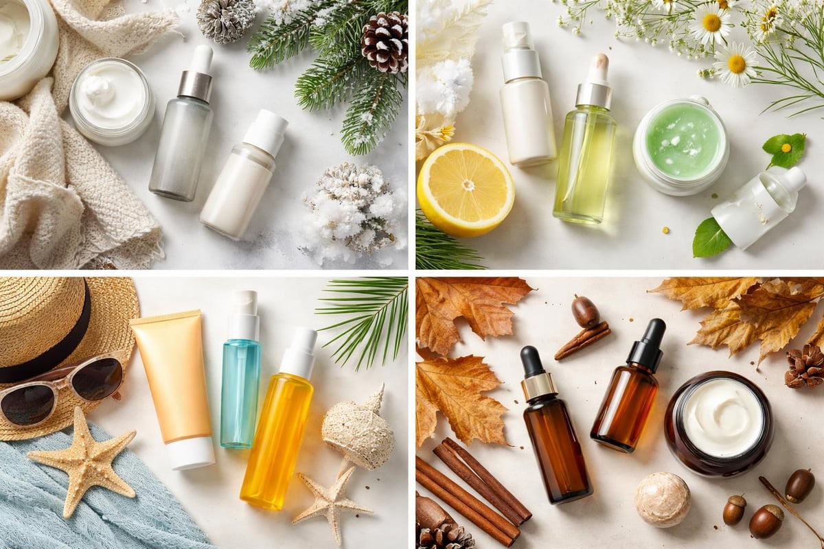 Seasonal skincare adjustments