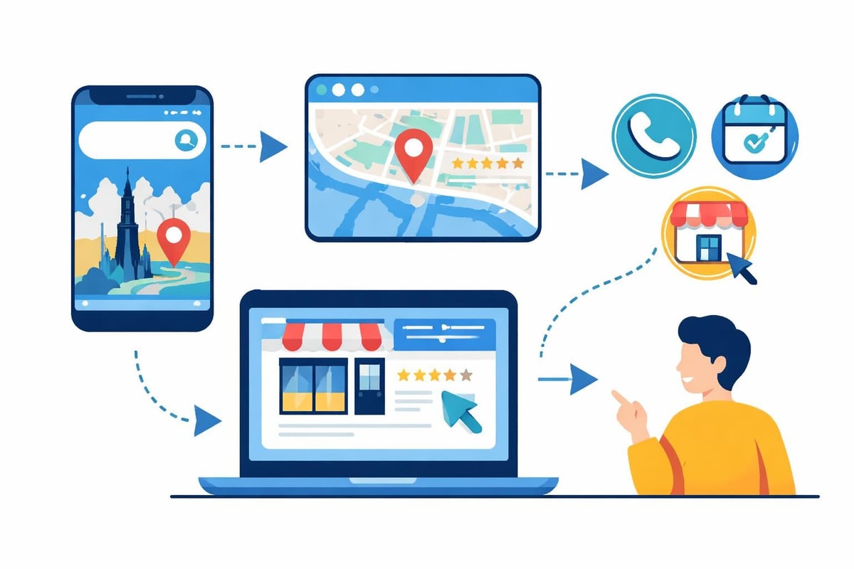 Local SEO visibility funnel