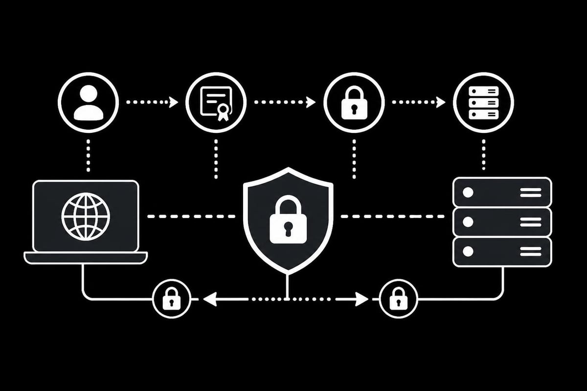 HTTPS proxy connection flow