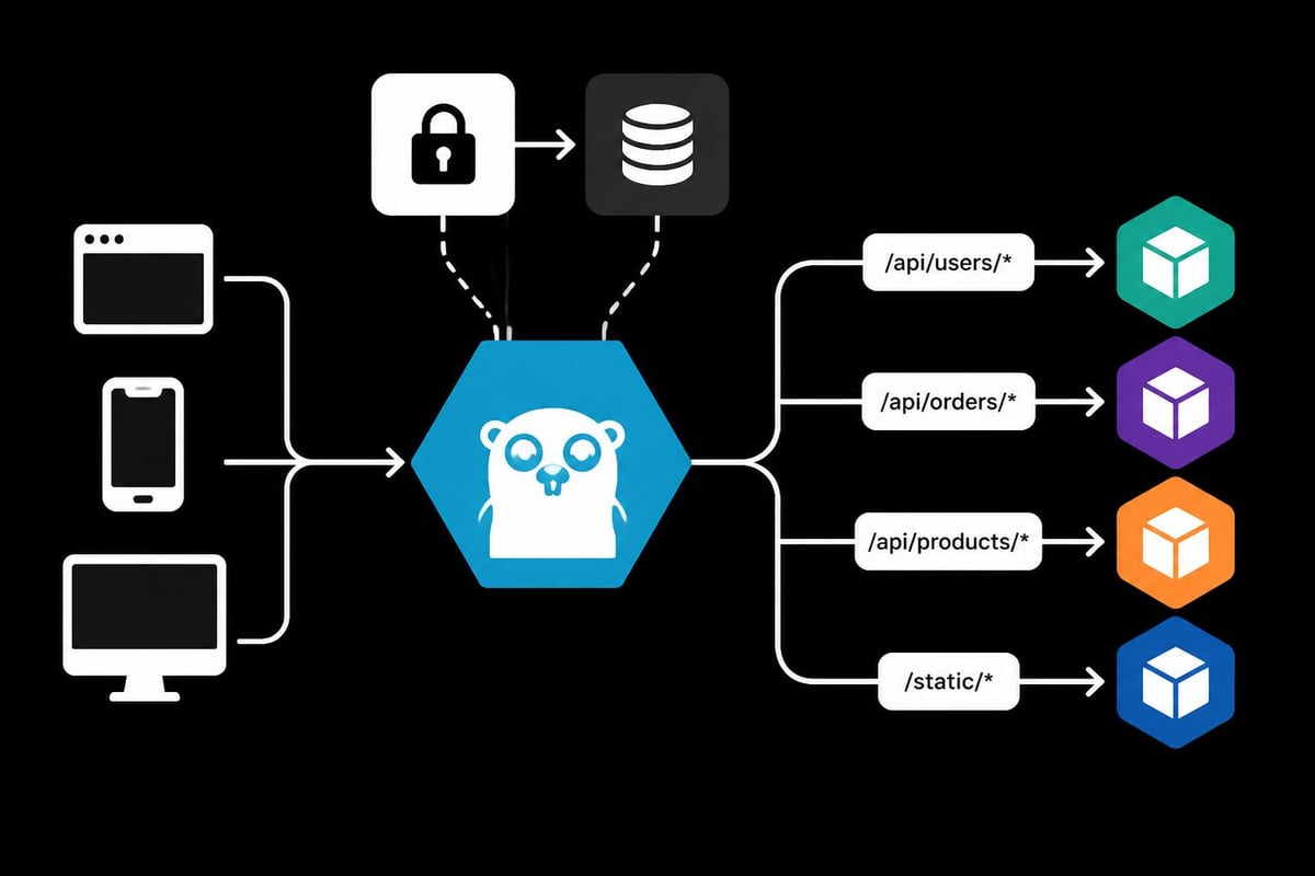 Reverse proxy routing logic