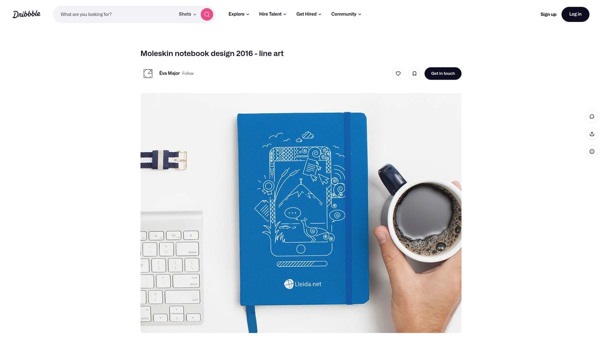 10 Inspiring Notebook Cover Designs to Try in 2026 - Moleskin notebook design 2016 - line art