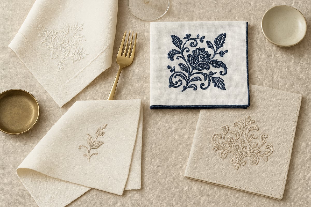 Historia y evolución de las servilletas bordadas