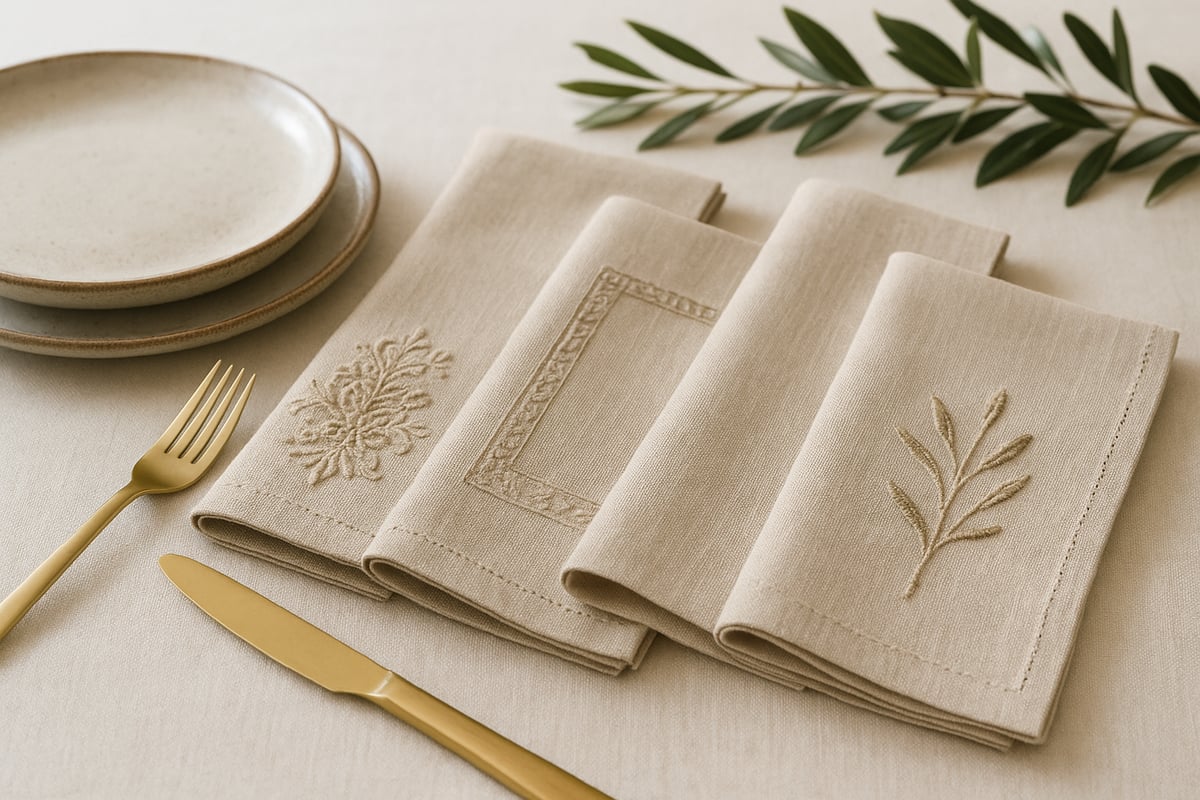 Cómo elegir la servilleta bordada perfecta para tu mesa