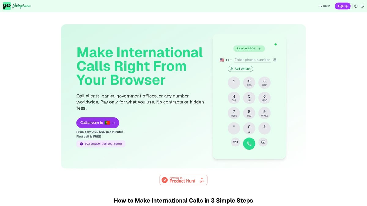 Internet Call Online Guide: How to Connect in 2025 - Yadaphone: Browser-Based International Calling Solution