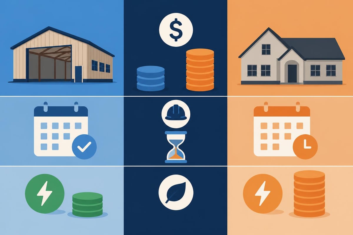 Cost comparison chart