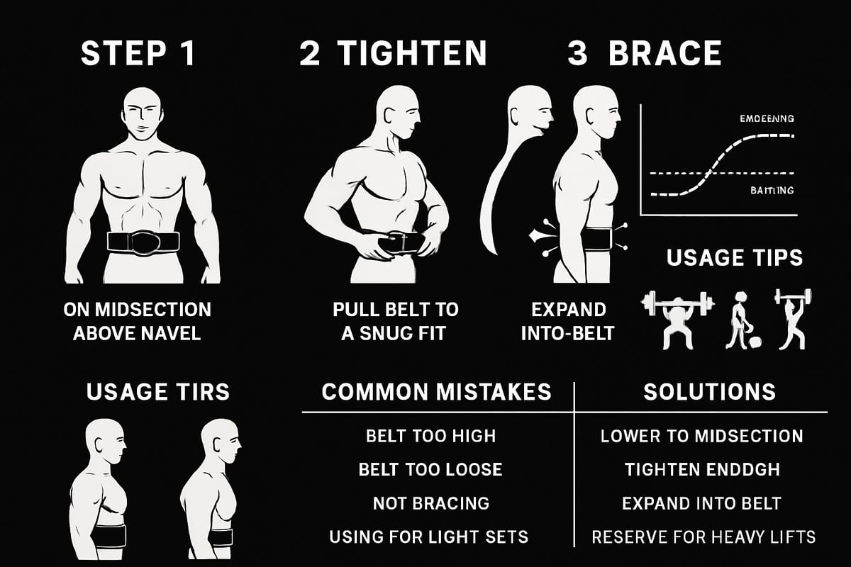 Proper Usage: Wearing Your Gym Belt for Maximum Support
