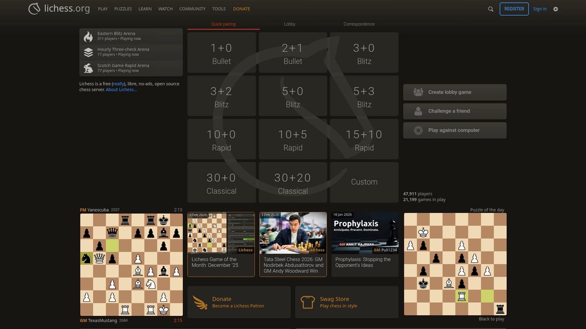 7 Essential Good Chess Game Picks to Try in 2026 - Lichess.org