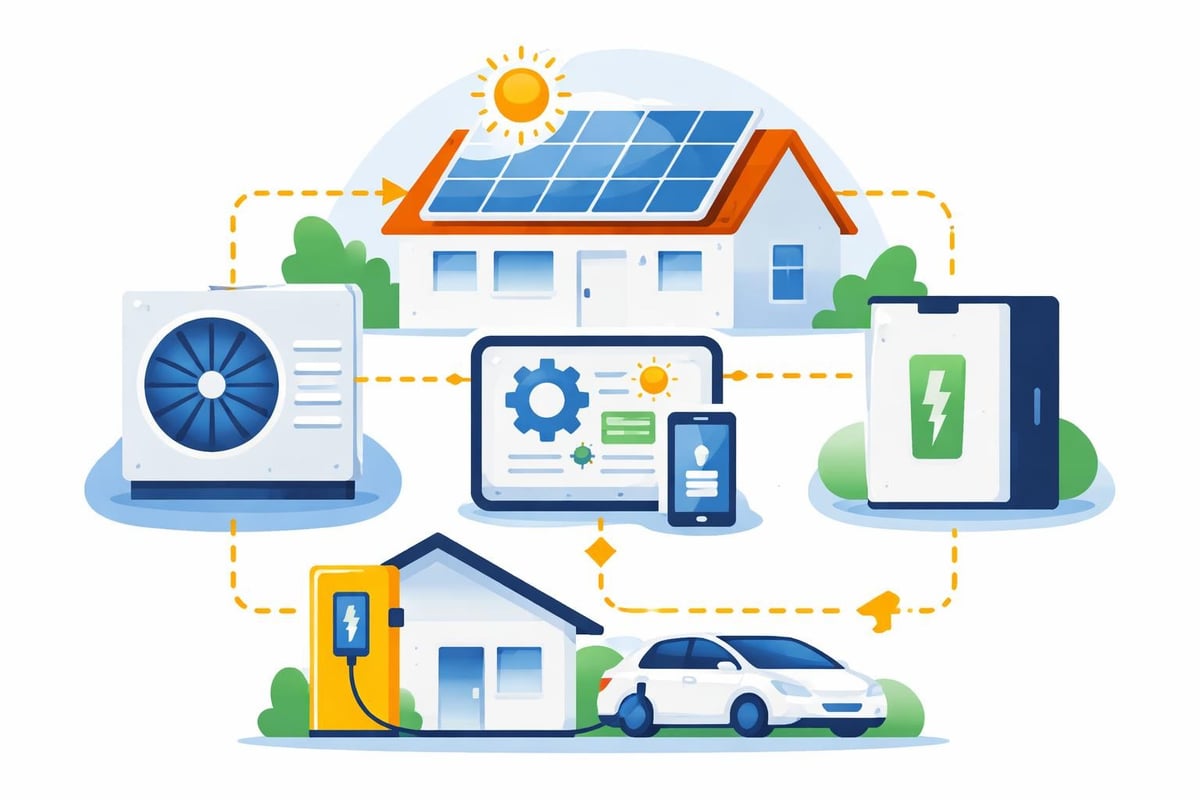 Integration von Wärmepumpe und Photovoltaik