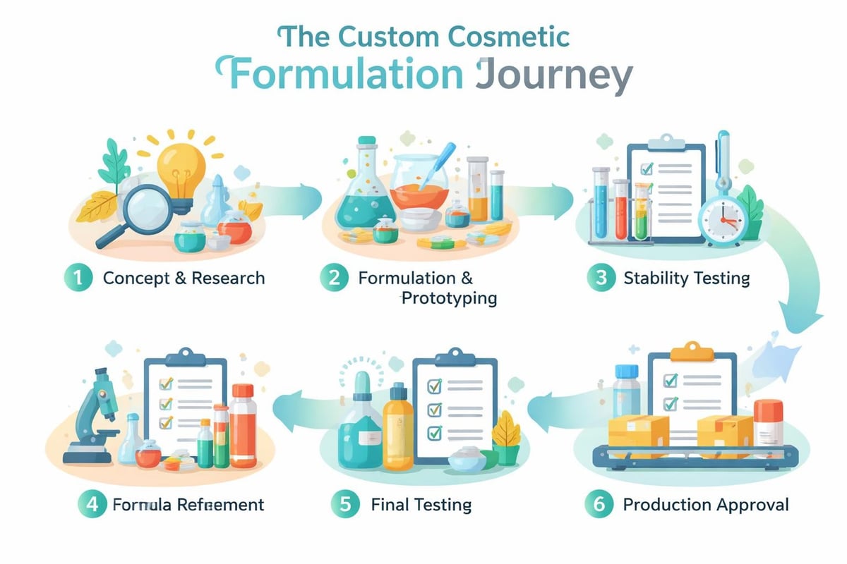 Custom formulation development process