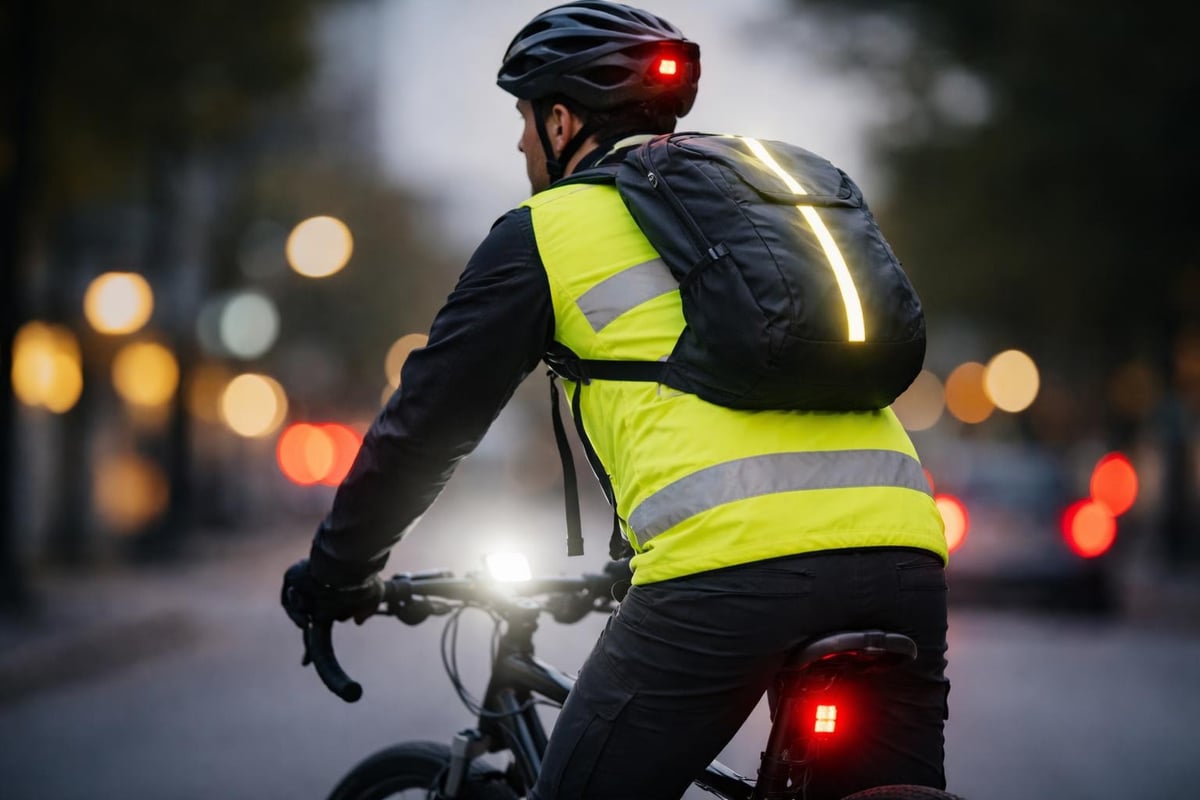 Cycling safety equipment layers