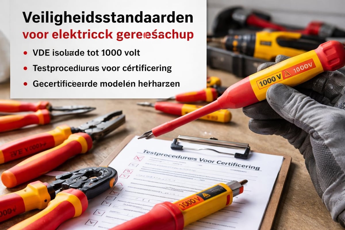 VDE certificering combinatietang