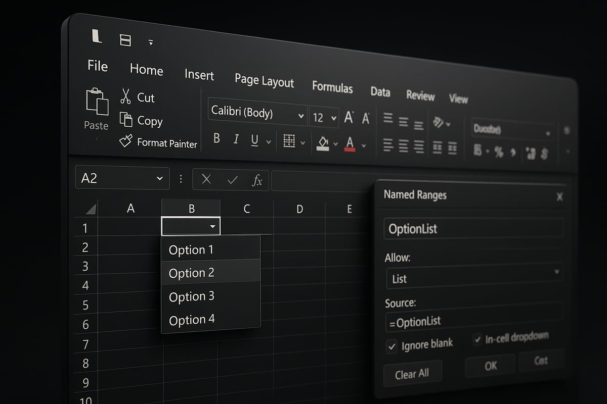 Step-by-Step Guide: How to Add a Drop Down List in Excel