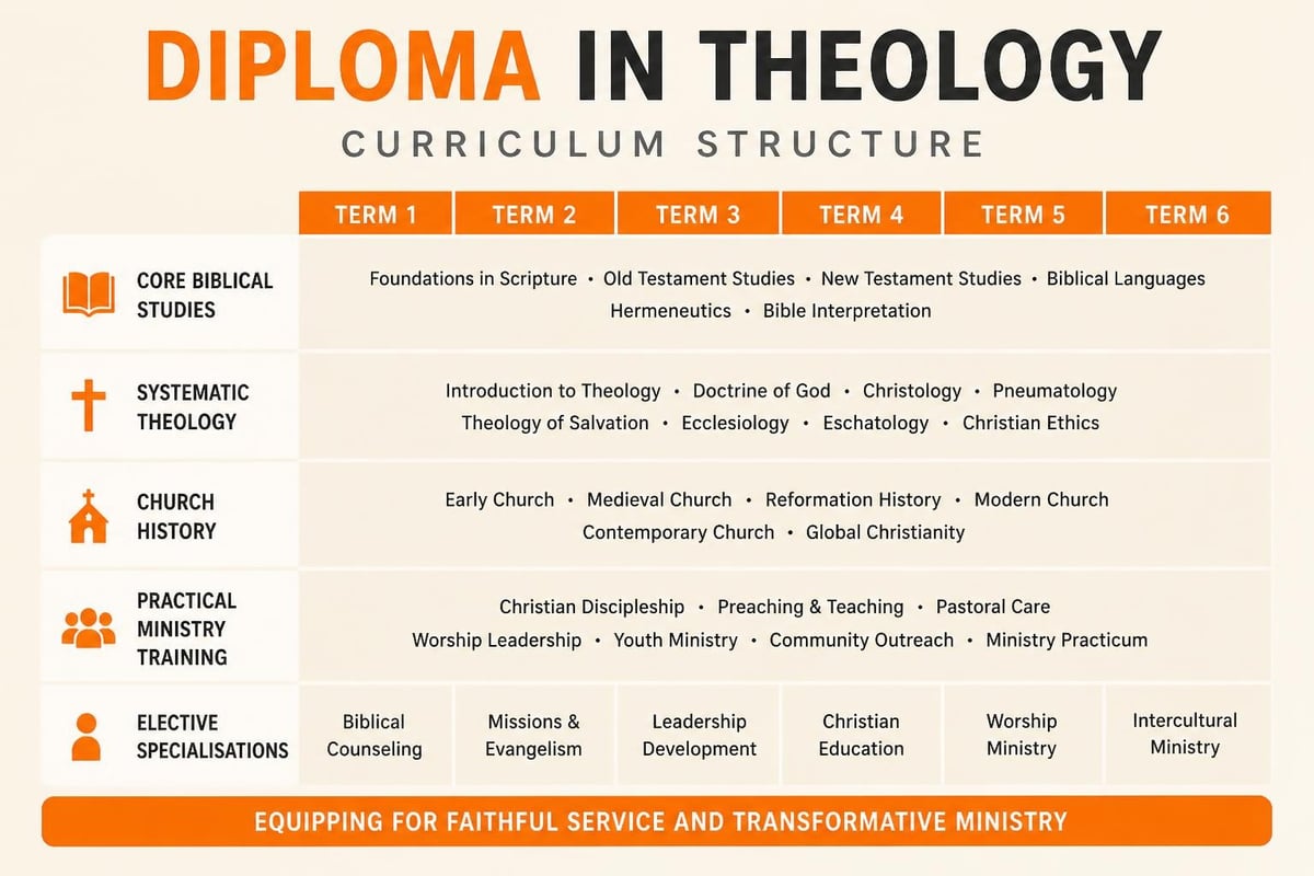 Diploma in theology curriculum structure