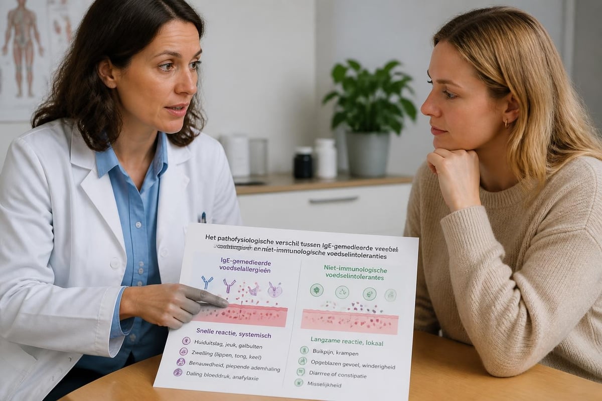 Allergie versus intolerantie vergelijking