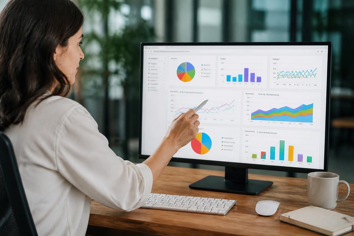 Marketing analytics dashboard