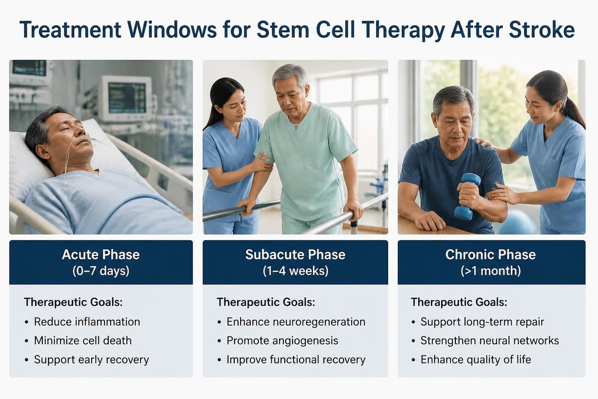 Stroke recovery timeline with stem cell therapy